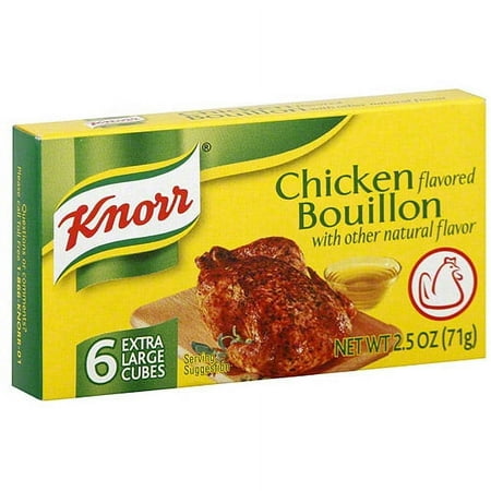 Knorr Chicken Bouillon, 6 Count, Pack of 24