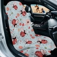thumbnail image 2 of Garronmavis Cute Ladybug Car Seat Towel Cover Stain Resistant Breathable Non-Slip 1 PC Easy Install Front Seat Protector with Storage Bag for Cars SUV Trucks Sedan Van, 2 of 9