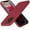 Burgundy Red, variant on DTTO iPhone 13 Pro Max Case, Liquid Silicone Shockproof Cover [Enhanced Camera and Screen Protection] with Honeycomb Grid Cushion, Lavender