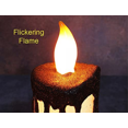 thumbnail image 4 of JUSTUP Halloween Flameless Candles Flickering LED Candles Battery Operated Candles Warm Light Halloween Decorations with Ghost Castle Demon Hand Skeleton for Indoor Outdoor（Ghost） M01, 4 of 7