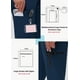 thumbnail image 4 of Pantalones Scrub MIVEI, cintura alta, estilo jogger para mujer, color azul marino, 4 of 7