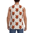thumbnail image 4 of Balery Snake Around Heart Men's Sleeveless Muscle Shirts Workout Tank Top, Moisture Wicking, Odor Protection-X-Large, 4 of 8