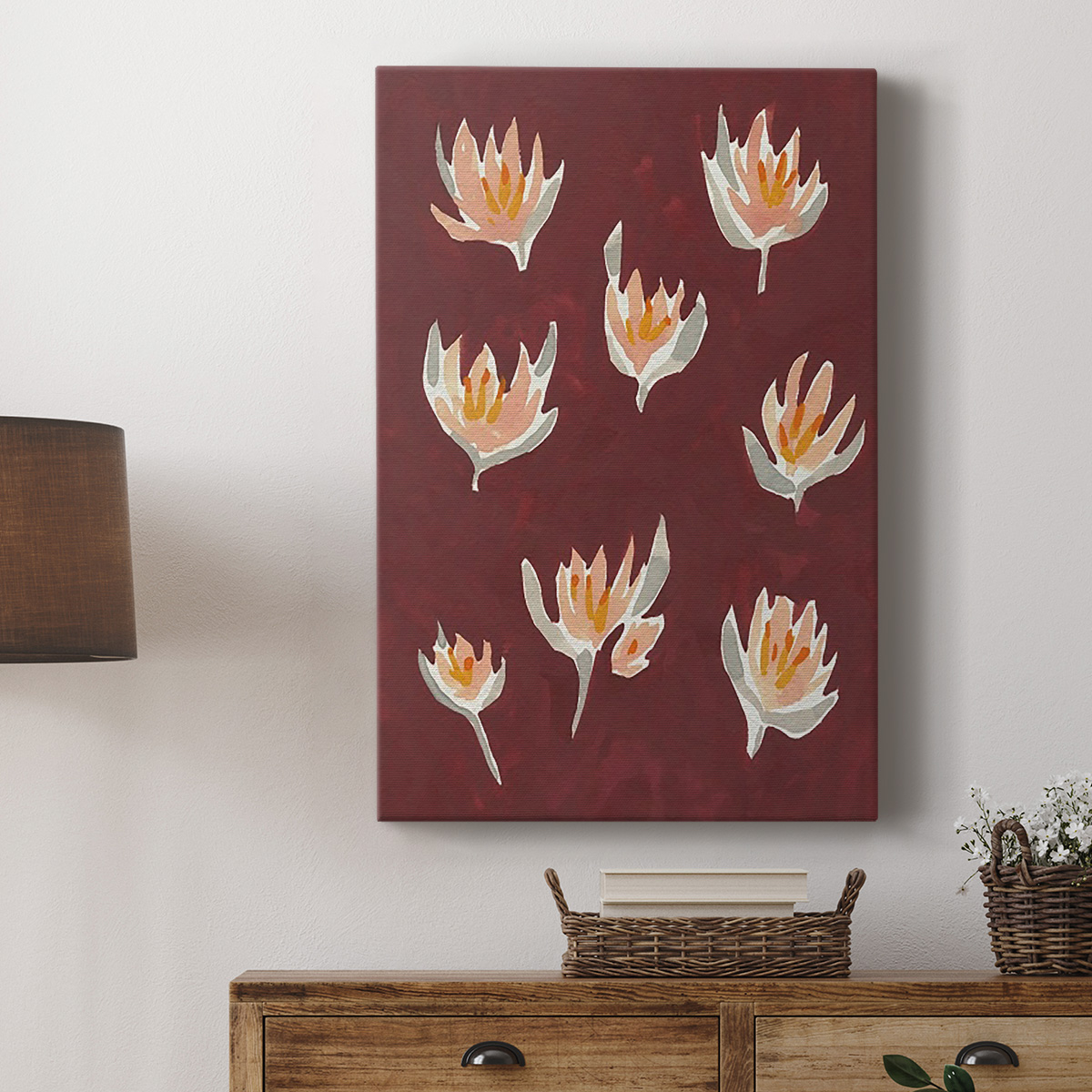 Pink Potpourri II Premium Gallery Wrapped Canvas - Ready to Hang