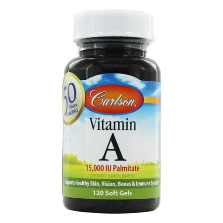 Carlson Labs - palmitate de vitamine A 15000 UI - 120 Gélules