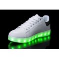thumbnail image 3 of Hoverkick Mens Shooting Stars LED Sneaker (White / Black), 3 of 6