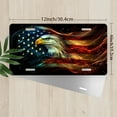 thumbnail image 2 of American Eagle Front License Plate, Metal License Plate, Funny Standard Plates Personalized Novelty Decorative For Men/Women/Boys/Girls Car 6×12 Inch, 2 of 6