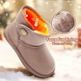 thumbnail image 3 of Balabala Girls Snow Boots – Warm Winter Boots with Faux Fur, Suede Water-Resistant Mini Boots for Kids, 3 of 7