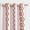 Terracotta, variant on Jacquard Boho Linen Curtains for Living Room 2 Panels, Botanical Tufted Pom Stripe Geometric Drapes for Bedroom Light Filtering, 52 X 84 Inch