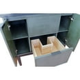 thumbnail image 5 of Bellaterra Home 37" Single vanity in Linen Gray finish top with Black galaxy and oval sink, 5 of 12