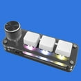 thumbnail image 4 of Keyboard Upgrade Parts Portable RGB LED for Keyboard With Knob USB MacOS Gaming Switch Programming White, 4 of 9