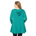 thumbnail image 2 of Woman Within Plus Size Pocket Hoodie Sweatshirt, 2 of 6