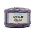 thumbnail image 2 of (2 pack) Bernat® Blanket Stripes™ #6 Super Bulky Polyester Yarn, Eggplant 10.5oz/300g, 220 Yards, 2 of 13
