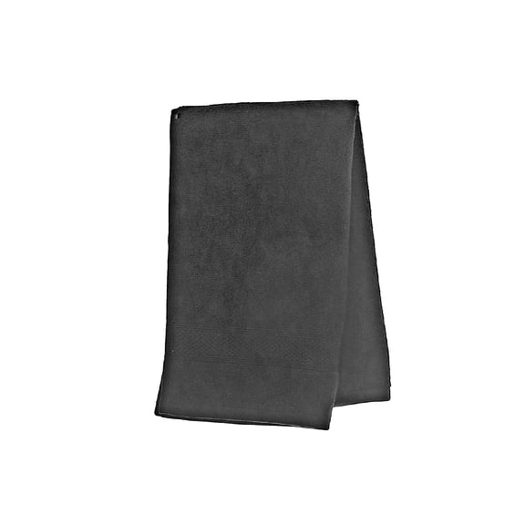 Masion Concepts Nova Hand Towel 16" X 27" Black - Set of 2 ,Black,Cotton, 16 L x 27 W x 1 H