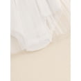 thumbnail image 7 of aturustex Infant Baby Girl Irish Romper Dress 0-18M Newborn Tie Spaghetti Strap Ruffled Bodysuits Mesh Dress Shamrock Embroidery Jumpsuit Tulle Dress shion Cute Casual Daily Princess Outfits, 7 of 7