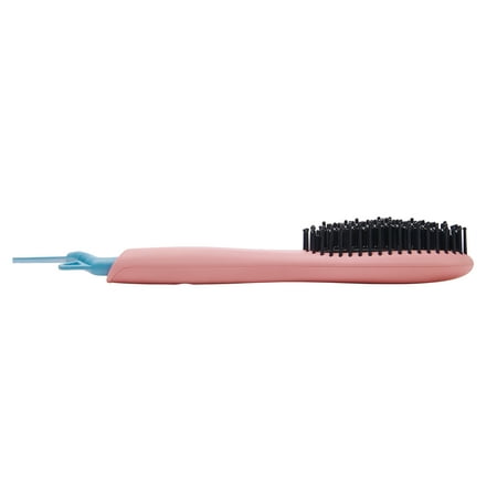 FLOWER Ceramic Hair Straightening Brush, Pink