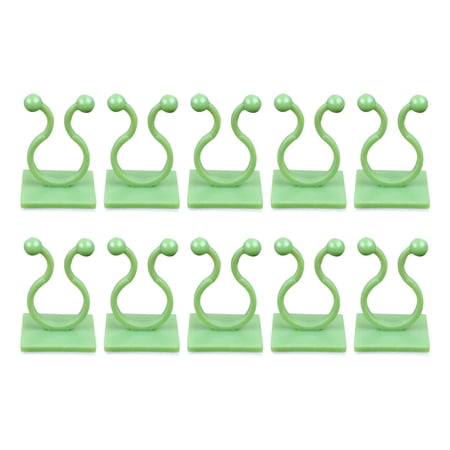 10 Pieces Plant Climbing Wall Clip Invisible Wall Vines Fixing Clips, Plant Clips Multipurpose Hook Wall Rattan clamp for Decorations