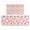 Pink Bows And-1, variant on Pink Football and Flowers Pattern Kitchen Rugs Sets Of 2,Anti Fatigue Kitchen Mat Rugs Non Slip Washable,Decorative Kitchen Floor Mats for Kitchen,Sink,Laundry,17"x30" 17"x47"