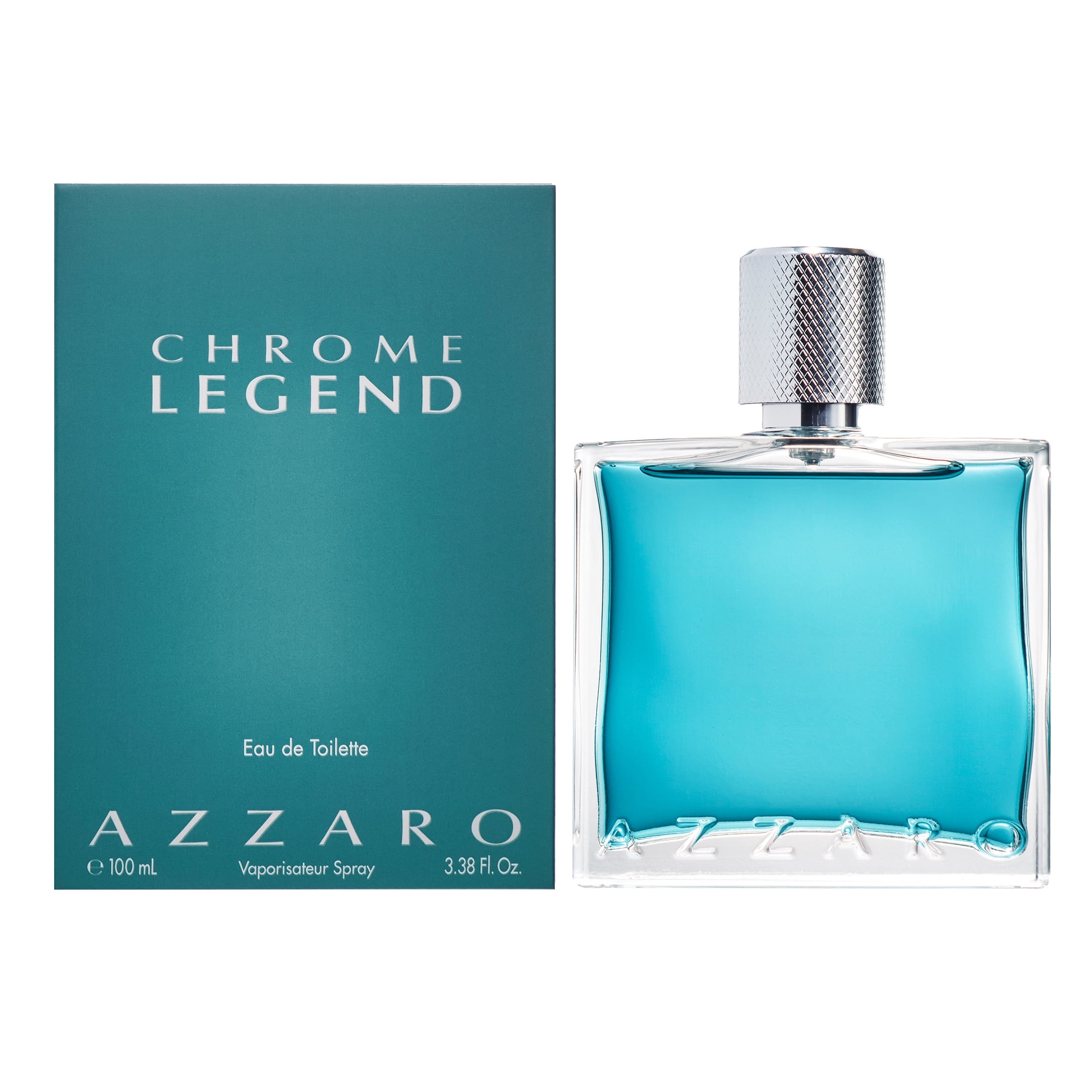 Azzaro Chrome Legend Eau de Toilette, Cologne for Men, 3.38 oz