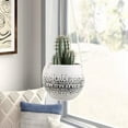 thumbnail image 2 of Ceramic Hanging Planter for Indoor Outdoor, Decorative Boho Flower Green Grass Plant Succulent Air Plants Hanging Plant Pots Holder, 2 of 5