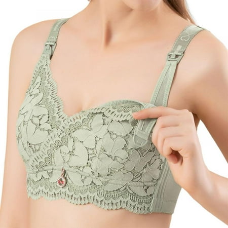 

Women s Lace Nursing Bra Wirefree Breastfeeding Maternity Bralette