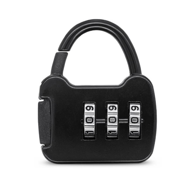 Bgsha Color Password Padlock Cabinet Trolley Case Password Lock Backpack Fastener Lock