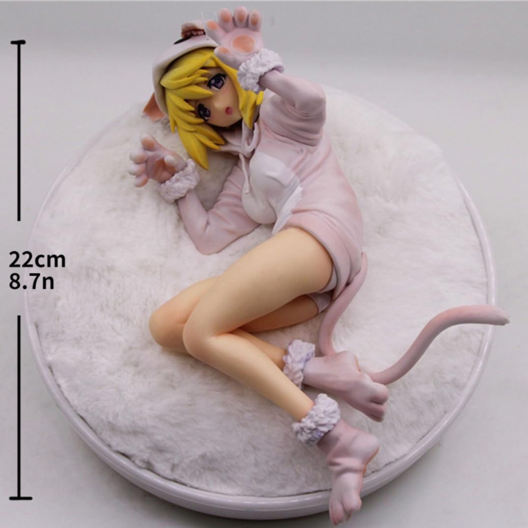 New Infinite Stratos Charlotte (Cat Ear Ver) Character Anime Model Statue Action Figures Desktop Ornament Popular Decorations Fan Souvenirs Creative Gift Collectable