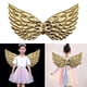 thumbnail image 5 of Alas de ángel para niños, accesorio de disfraces, disfraz de alas de ángel para fiesta Dorado, 5 of 7