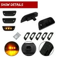 thumbnail image 3 of GTINTHEBOX 5pc Smoke Lens Amber LED Roof Clearance Marker Light For Kenworth T680 T770 T880, 3 of 12