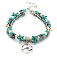 thumbnail image 4 of LPSSTORE Fashion Double Pattern Snail Sea Star Yoga Beach Foot Chain Bracelet, 4 of 5