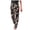 Black, variant on Boho Beach Pants for Women 2026 Spring Summer Floral Print Elastic Waist Joggers Lightweight Casual Pants with Pockets