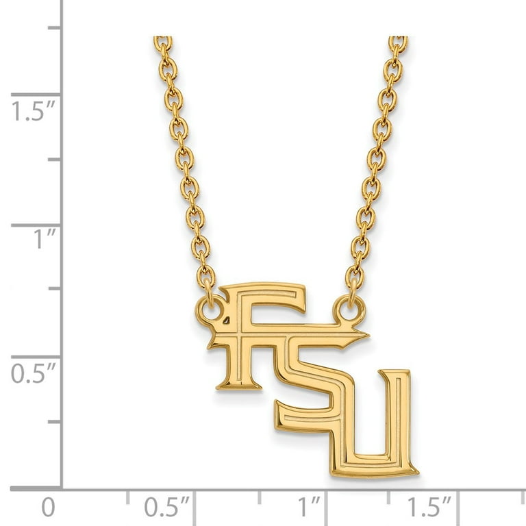 LogoArt Sterling Silver University of Kentucky Small Pendant Necklace