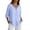 Light Blue, variant on Womens Linen Tops Summer Linen Tops Womens Gauze Tops Loose Fit Tee Shirt Women Peasant Tops For Women Summer Blouses For Women Beach Vacation Tshirts Flowy Tops For Women Beige S