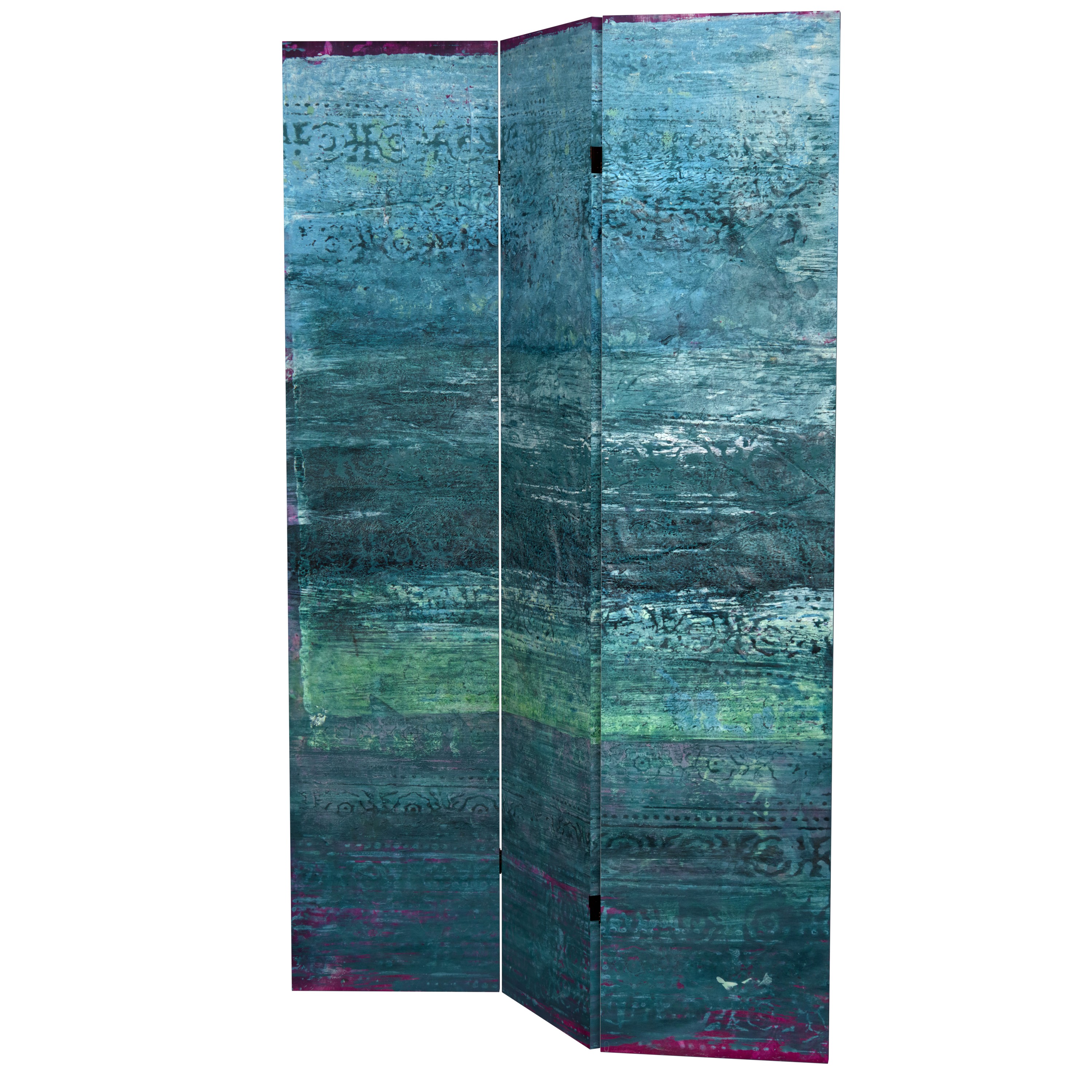 6 ft. Tall Double Sided Horizon Canvas Room Divider