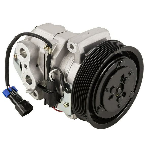 AC Compressor & 8-Groove 140mm A/C Clutch For Freightliner Replaces 22-65770-000 10S15C 12v - BuyAutoParts