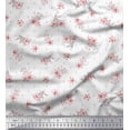 thumbnail image 1 of Soimoi Polyester Crepe Fabric Moon,Leaves & Floral Night Wear Fabric Prints by Yard 52 Inch Wide, 1 of 1