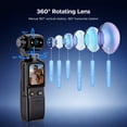 thumbnail image 3 of Campark 4K Vlogging Camera Video Camera Touchscreen Handheld Cameras Digital Video Recorder, 3 of 7