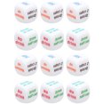 thumbnail image 1 of MasteelfCA 12Pcs 2CM English Drinking Game Dice Creative Entertainment Dice (Random Color), 1 of 9