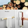 thumbnail image 4 of Bathroom Wooden Grab Bar - For Elderly Disabled (Wood Color, 34cm), 4 of 5