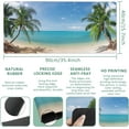 thumbnail image 2 of Large Mouse Pad Tropical Beach Coconut Palm Extended Gaming Mouse Pad Desk Mat Stitched Edges Mousepad Non-Slip Rubber Base Keyboard Pad for Laptop Computer PC 35.4 x 15.7 inches, 2 of 6