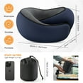 thumbnail image 6 of MOONORAH Travel Pillows for Airplanes, Travel Neck Pillow Travel Pillow, 360° Support Memory Foam Travel Pillow with 3D Contoured Eye Mask, Earplugs and Storage Bag for Airplanes Offices, Cars, Blue, 6 of 9