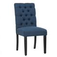 thumbnail image 3 of Costaelm Jameson Fabric Tufted Dining Side Chair 2 Pc Set in Blue, 3 of 8