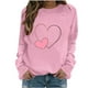 thumbnail image 1 of TaTaai Casual Women's Long-Sleeve Round-Neck Sweatshirt, Stylish Design, Lightweight Soft Fabric for Daily Wedding Party Home Vacation Wear Gift, 1 of 4