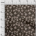 thumbnail image 2 of oneOone Cotton Poplin Twill Brown Fabric Floral Retro Sewing Fabric By The Yard Printed Diy Clothing Sewing Supplies 56 Inch Wide, 2 of 5