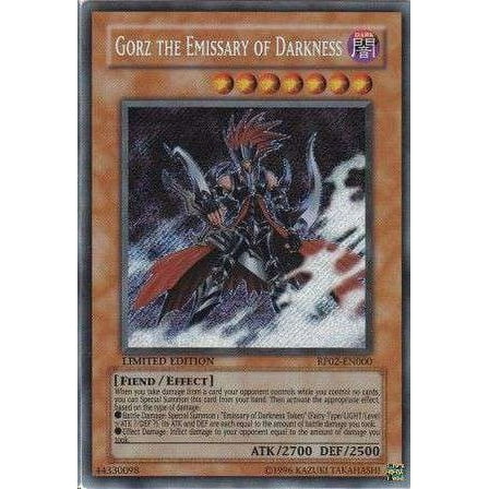 YuGiOh Retro Pack 2 Secret Rare Gorz the Emissary of Darkness RP02-EN000