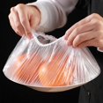 thumbnail image 4 of 100pcs Plastic Wrap Bags Plastic Food Preservation Bags Kitchen Supplies, 4 of 5