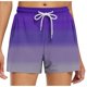 thumbnail image 1 of Pantalones Cortos Largos para las Mujeres, Pantalones Cortos Casuales Impresos de Cintura Alta No Estirable Hechos de Poliéster Transparente Airy para Todo el Uso de Temporada, Pantalones Cortos Casua, 1 of 5