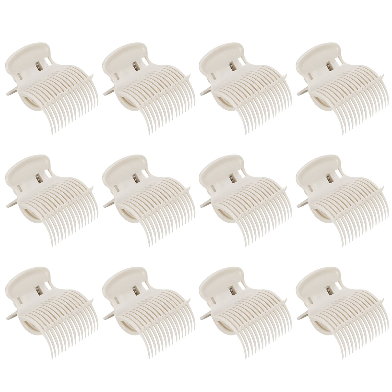 SJENERT 12Pack Plastic Hair Rollers Clips Hot Roller Clips Hair Curler