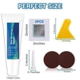 thumbnail image 4 of Drywall Repair Kit - 4.23 oz -Dry Putty Tube with 2 x 2? Wall Patch Mesh, Scraper & 2 x P180 Sandpapers | Quick-Dry Spackle & Sheetrock Crack Filler for Wall, Ceiling & Plaster Hole Repair, 4 of 6