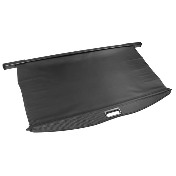 Ikon Motorsports Retractable Rear Trunk Security Cargo Cover Tonneau Luggage Shade Added on Bodykit Replacement Compatible With 2020-2025 Toyota Highlander PVC & ABS & Aluminum CF Texture Style