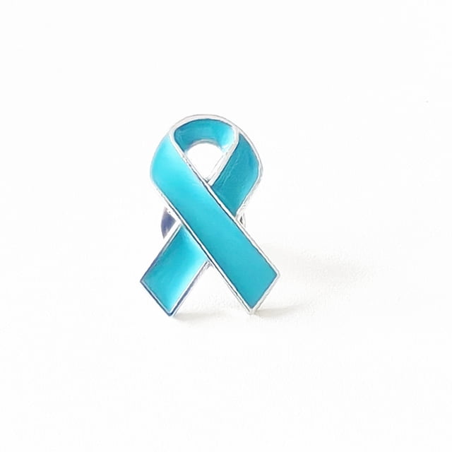 Official Gold Plated Health Education Ribbon Awareness Lapel Pin Badge for Campaign Support and Events 100PCS